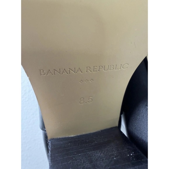 Banana Repubic Factory Women's Tall Shaft Leather Pull On Boots Size 8.5 - Picture 7 of 10